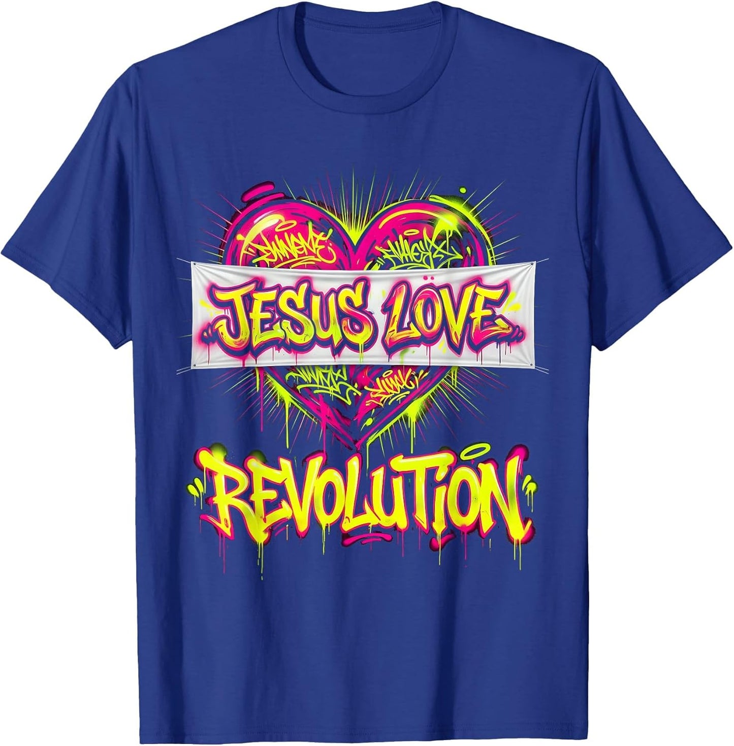 Jesus Love Revolution Bold Faith Graphic Design