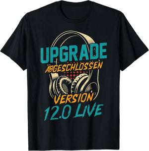 12th Birthday Boys Video Gamer Version 12 Upgrade Boys