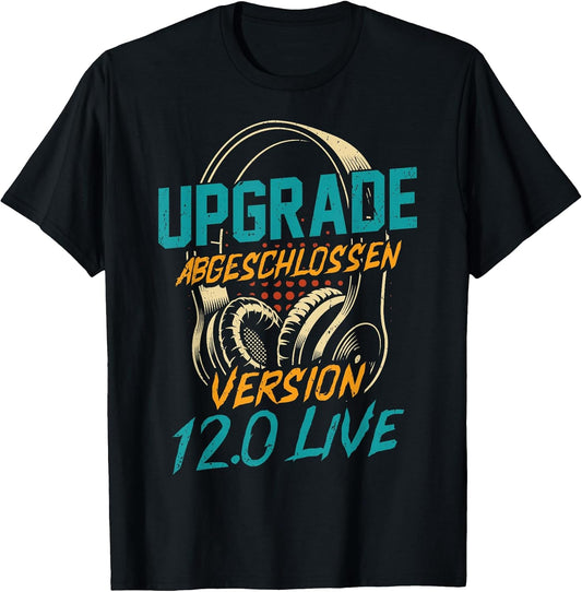 12th Birthday Boys Video Gamer Version 12 Upgrade Boys