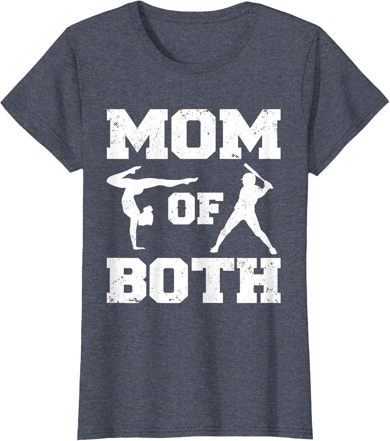 Mom of Both Funny Baseball Gymnastics Mom