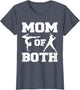 Mom of Both Funny Baseball Gymnastics Mom