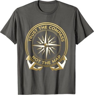 Trust the Compass Not the Map Pirate Design