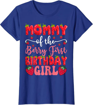 Mommy of The Berry First Birthday Girl Strawberry Lover