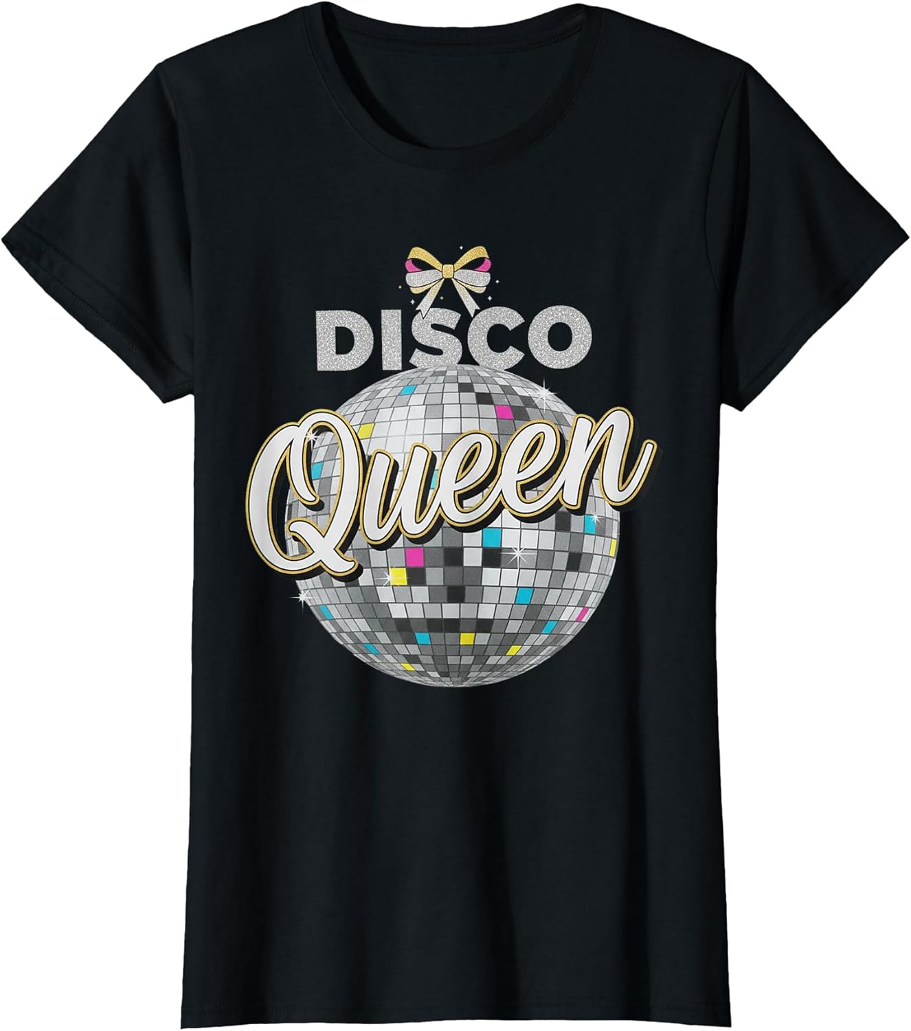 Disco Queen Disco Ball Vintage Birthday Party Dance Retro