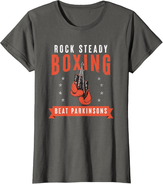 Rock Steady Boxing Beat Parkinson's Gloves and Stars