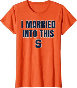 Syracuse Orange I Married Into This Team Officially Licensed
