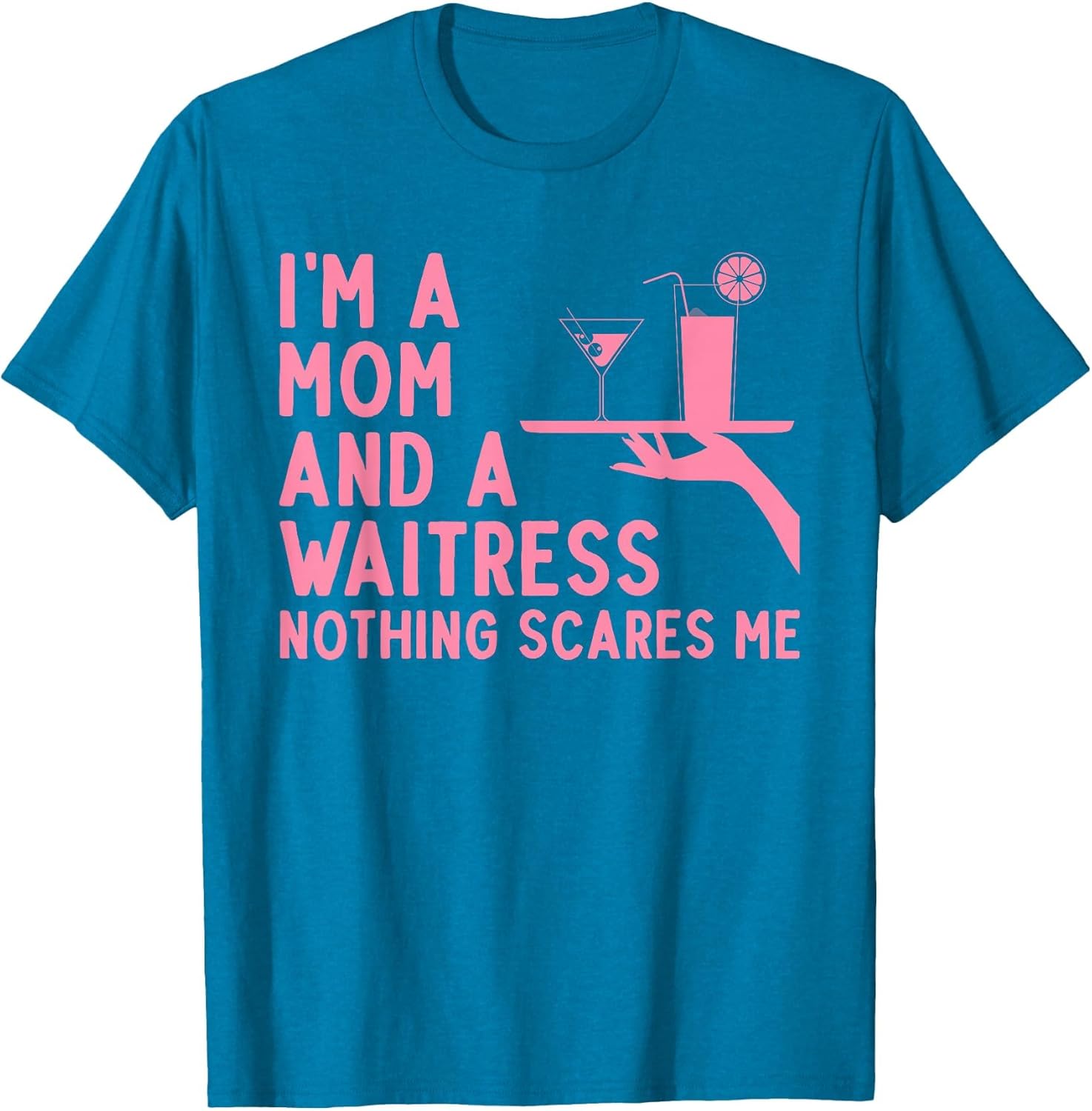 Waitress Art for Mom Women Girls Bartender Server Waitress