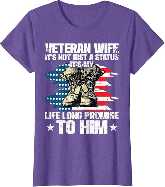 Veteran Wife It's My Life Promise to Him Husband Veteran