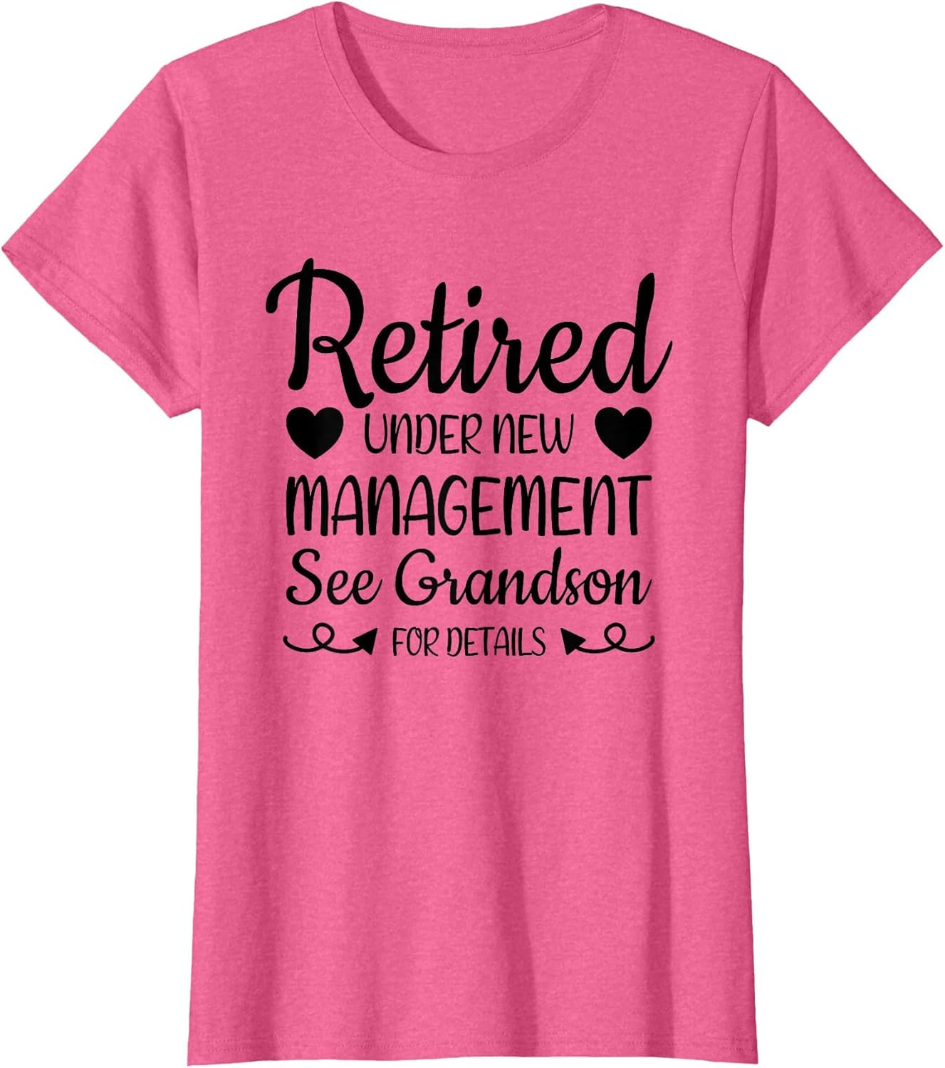 Retired Under New Management Grandson Funny Grandma Grandpa