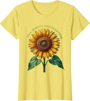 Tall Bright and Beautiful Sunflower Design