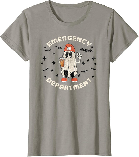 Halloween Emergency Department Ghost ER Nurse Tech ED Nurse