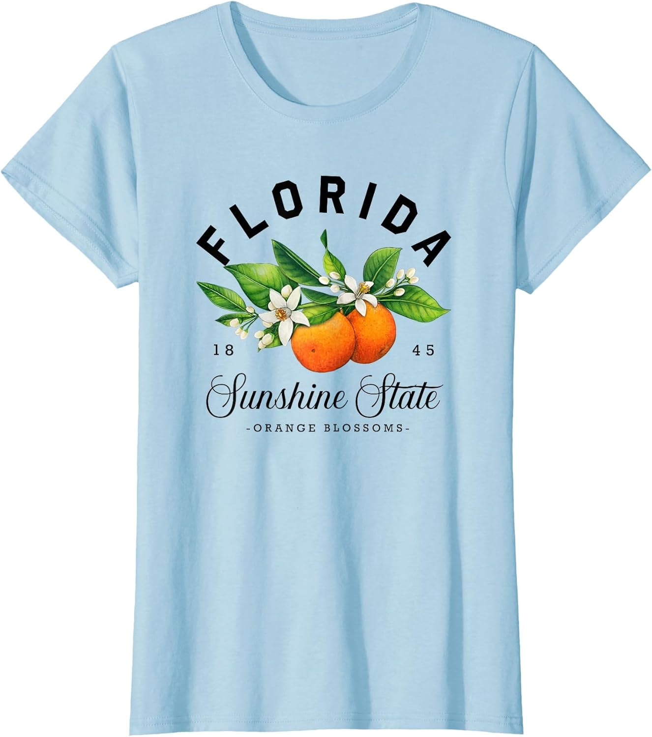 Florida Shirt, Watercolor Orange Blossoms