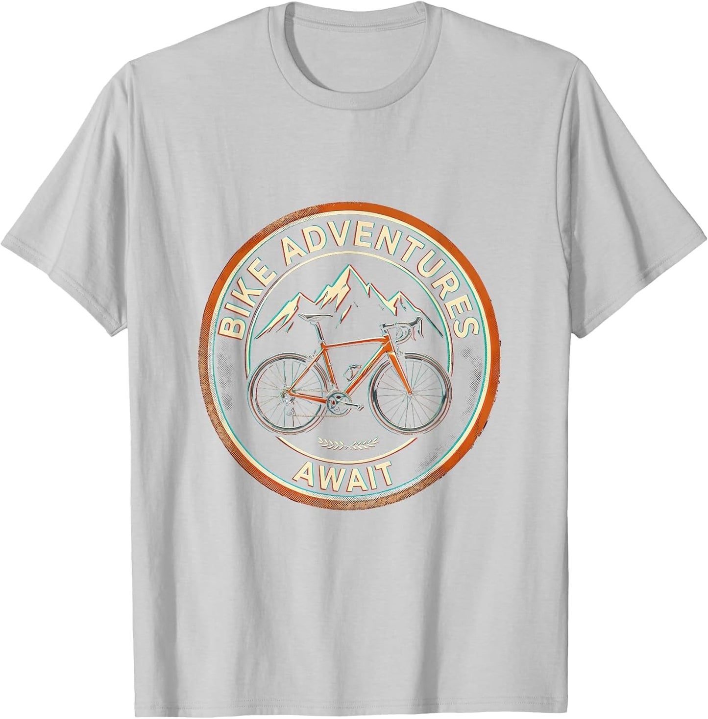 Bike Adventures Await Cycling Graphic Design