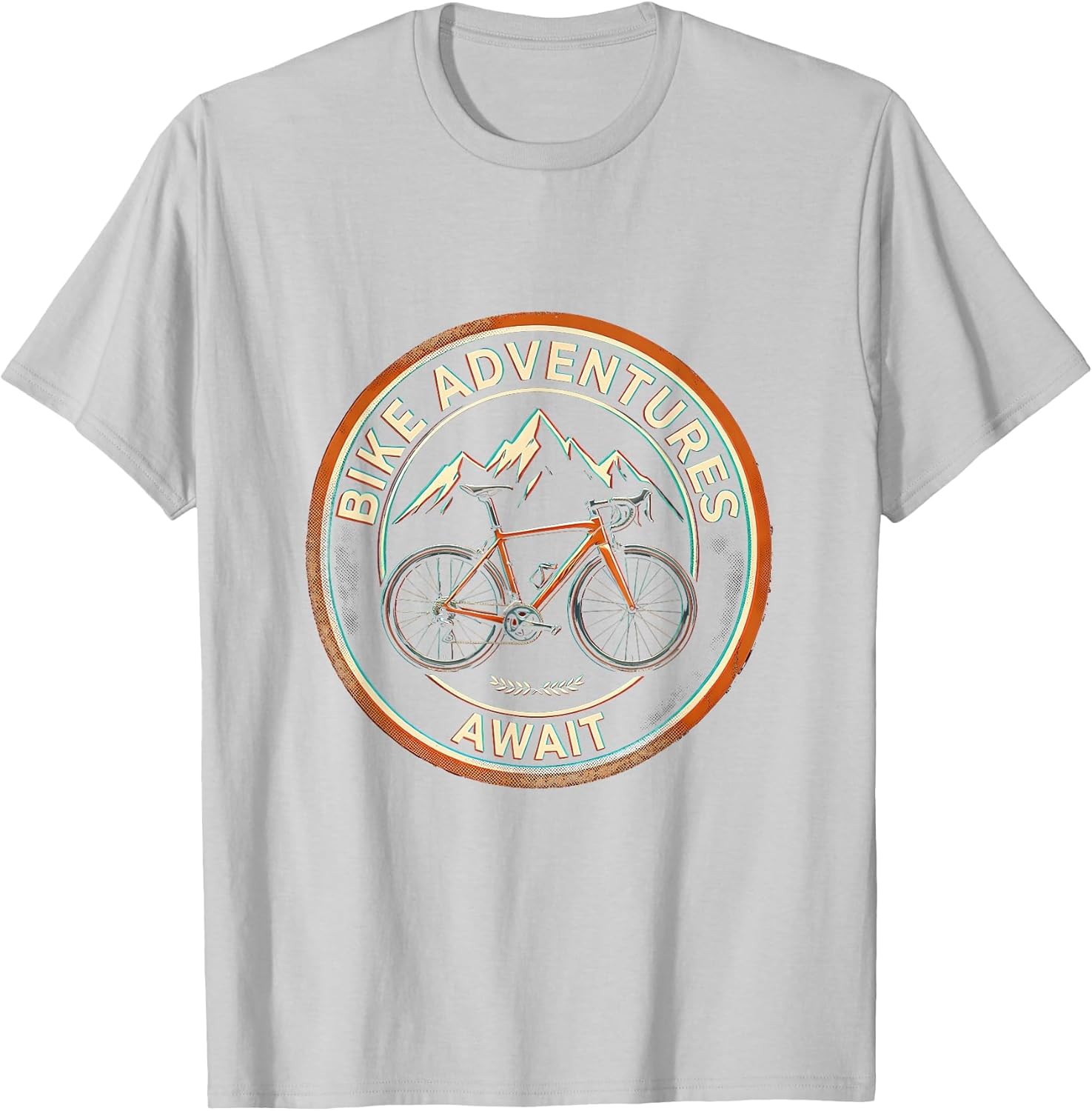 Bike Adventures Await Cycling Graphic Design