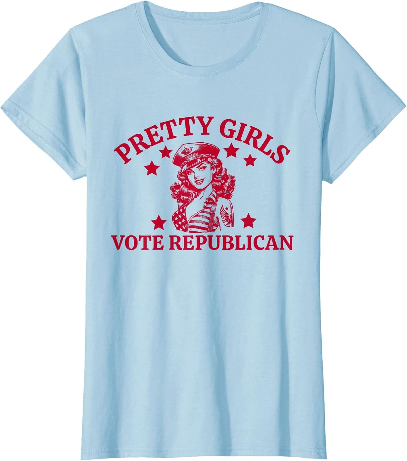 Pretty Girls Vote Republican Funny Conservative Patriotic