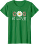 God is Love Cool Flower Christian Women Bible Verse