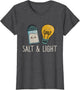 Vintage Cute Salt Light Bible Verse Matthew Proud Christian