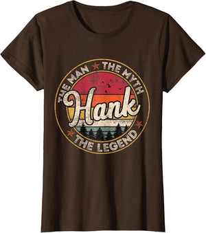 Hank The Man The Myth The Legend Personalized Name