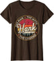 Hank The Man The Myth The Legend Personalized Name