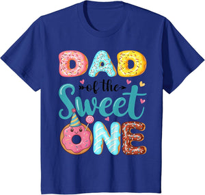 Dad of The Sweet One 1st Birthday Girl Donut Party