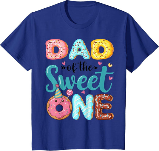 Dad of The Sweet One 1st Birthday Girl Donut Party