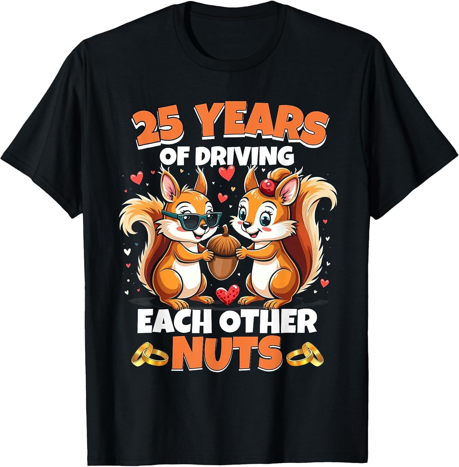 25th Wedding Anniversary 25 Years of Driving Each Other Nuts