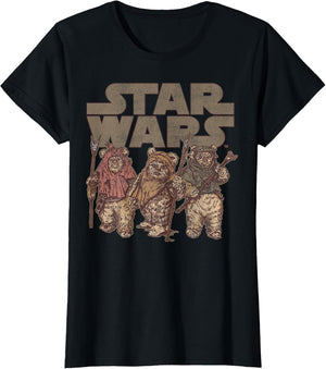 Star Wars Ewok Group Shot Logo