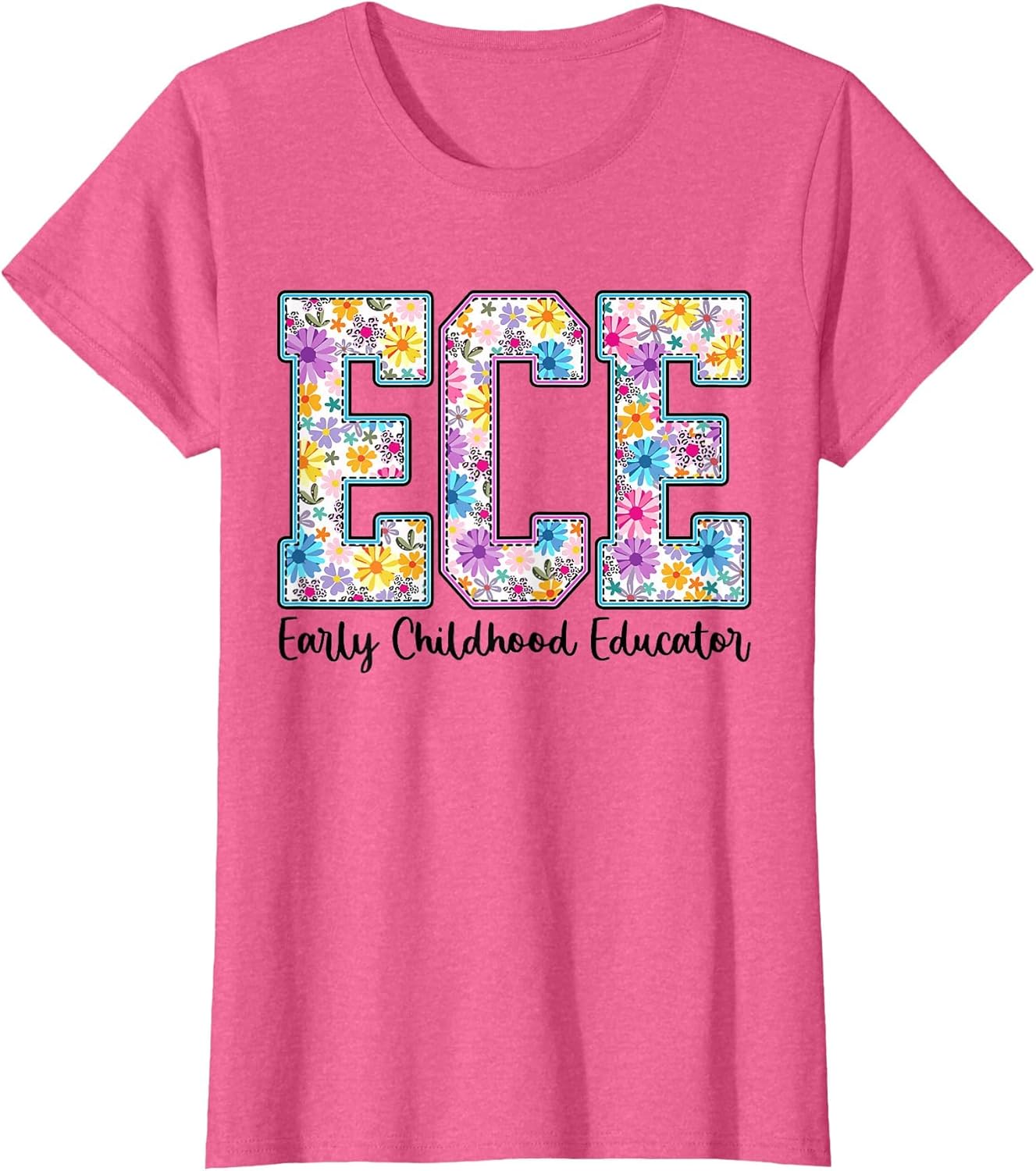 Retro ECE Early Childhood Educator Boho Floral ECE Teacher