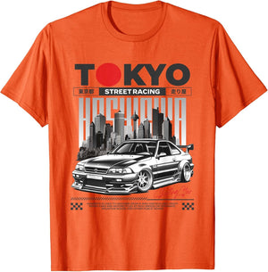 JDM Tokyo Japan Drift Race Car Tuning Retro Vintage Graphic