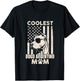 Vintage Coolest Dogo Argentino Mom USA American Flag Dog Mom Women Kids Men