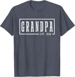 Grandpa Est 2026 Sleek Framed Design