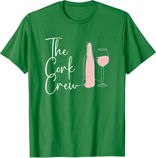 Cork Crew Funny Matching Winery Tour & Wine Party Wine Lover