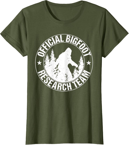 Bigfoot Research Team Cool Saying Sasquatch Funny Graphic