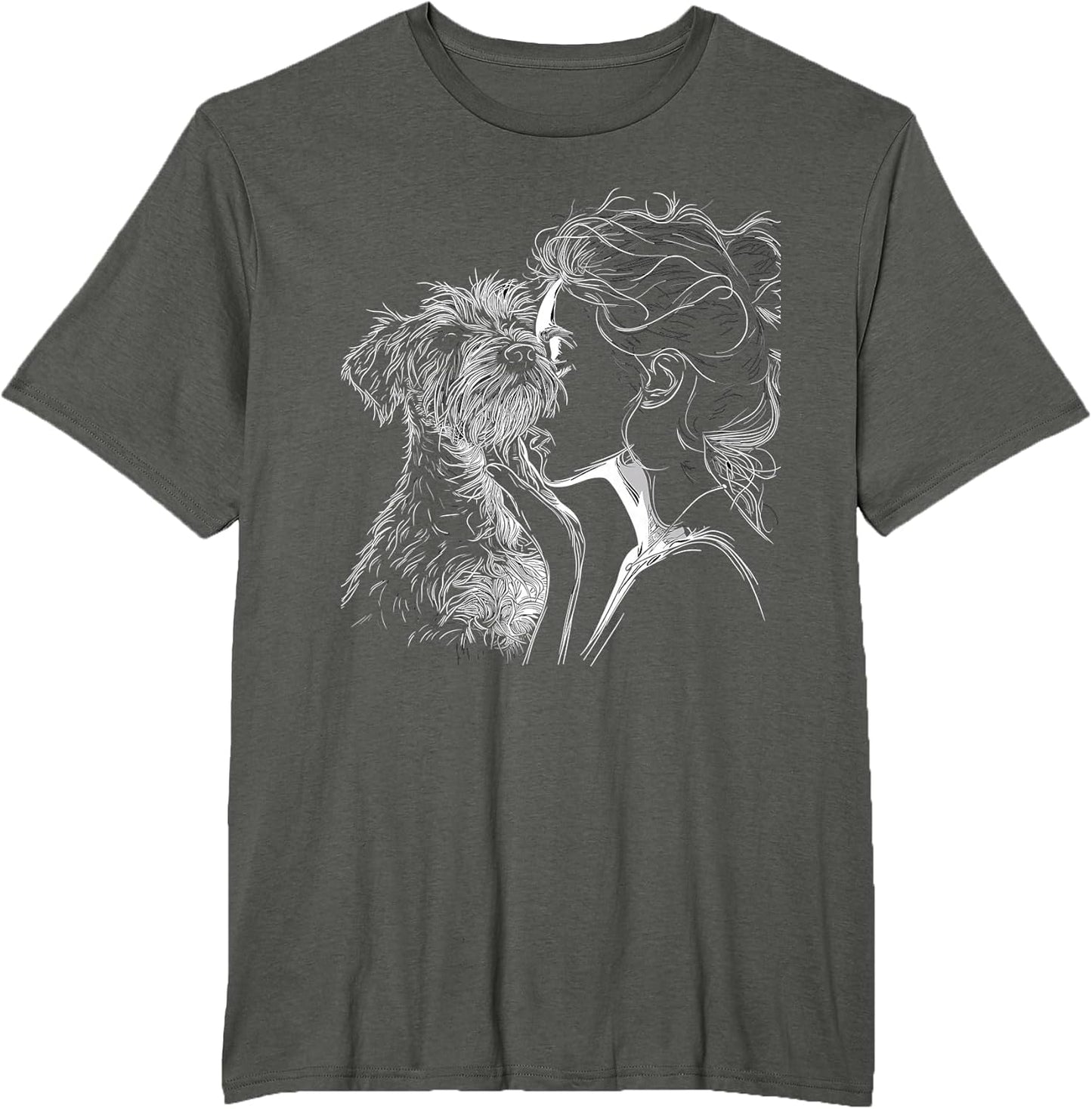 Schnauzer Mom Dog Art Schnauzer Lover Mother's Day