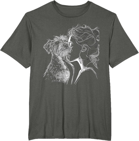 Schnauzer Mom Dog Art Schnauzer Lover Mother's Day