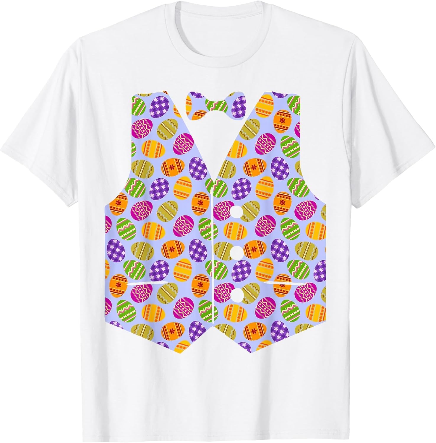 Easter Eggs Vest and Bow tie Bunny Costume