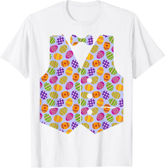 Easter Eggs Vest and Bow tie Bunny Costume