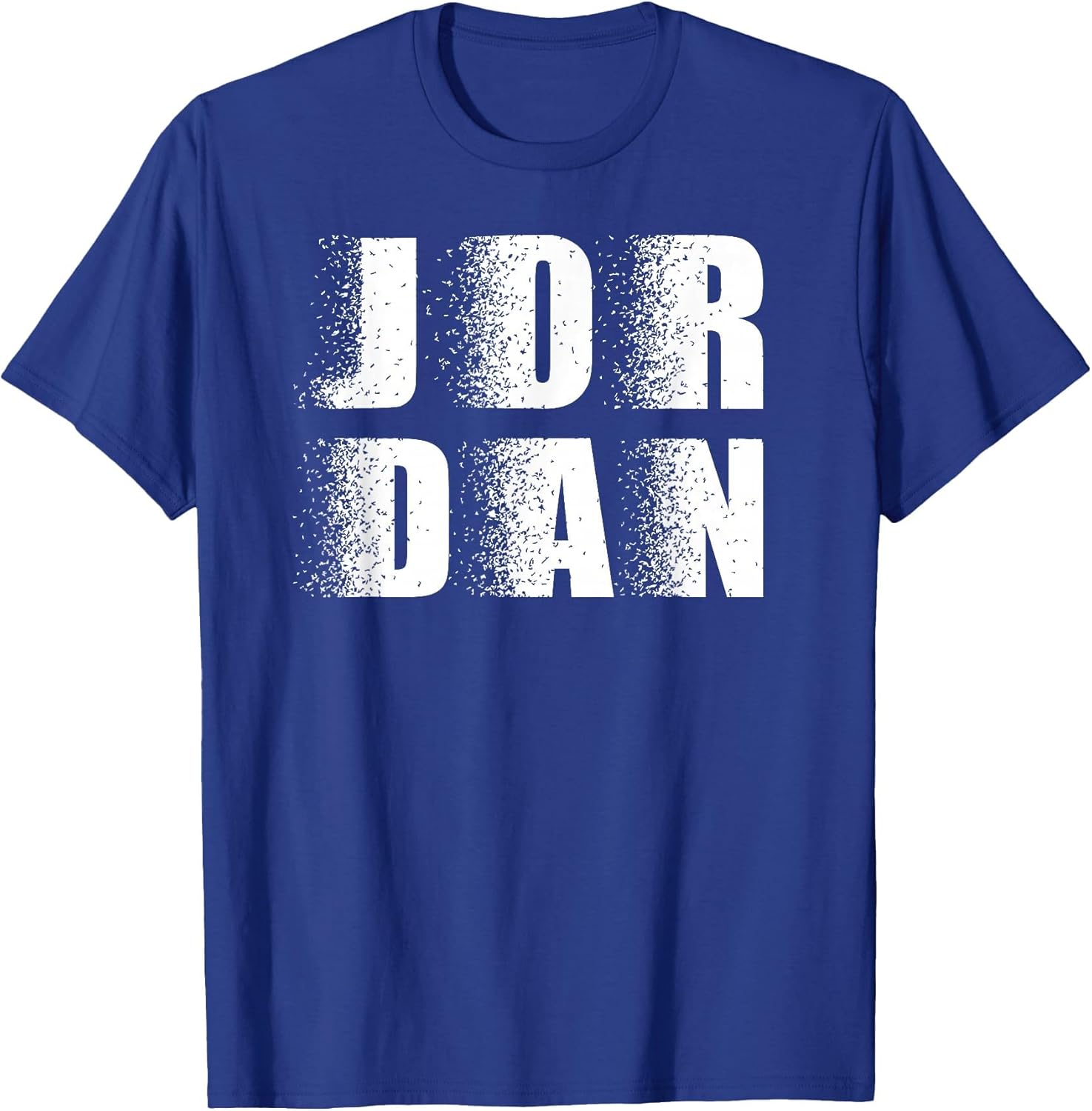 Name Jordan Distressed Typography - Retro Jordan Name Design