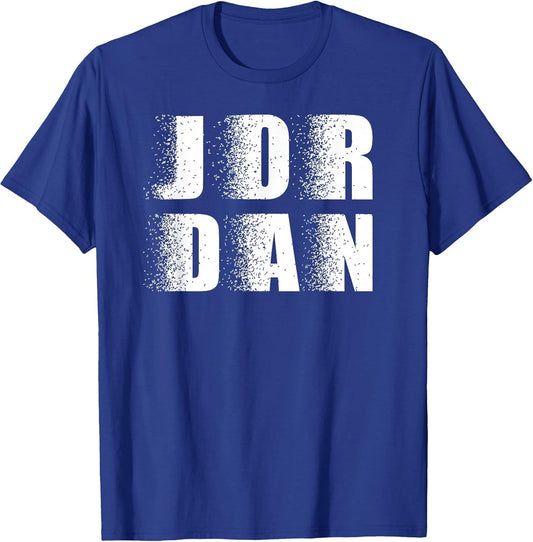 Name Jordan Distressed Typography - Retro Jordan Name Design