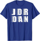 Name Jordan Distressed Typography - Retro Jordan Name Design