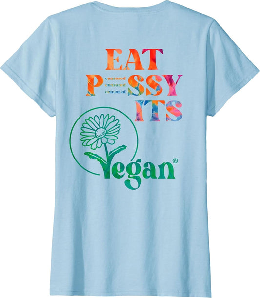Eat PSSY ITS Vegan X Retro Edition Vegan Censored Back