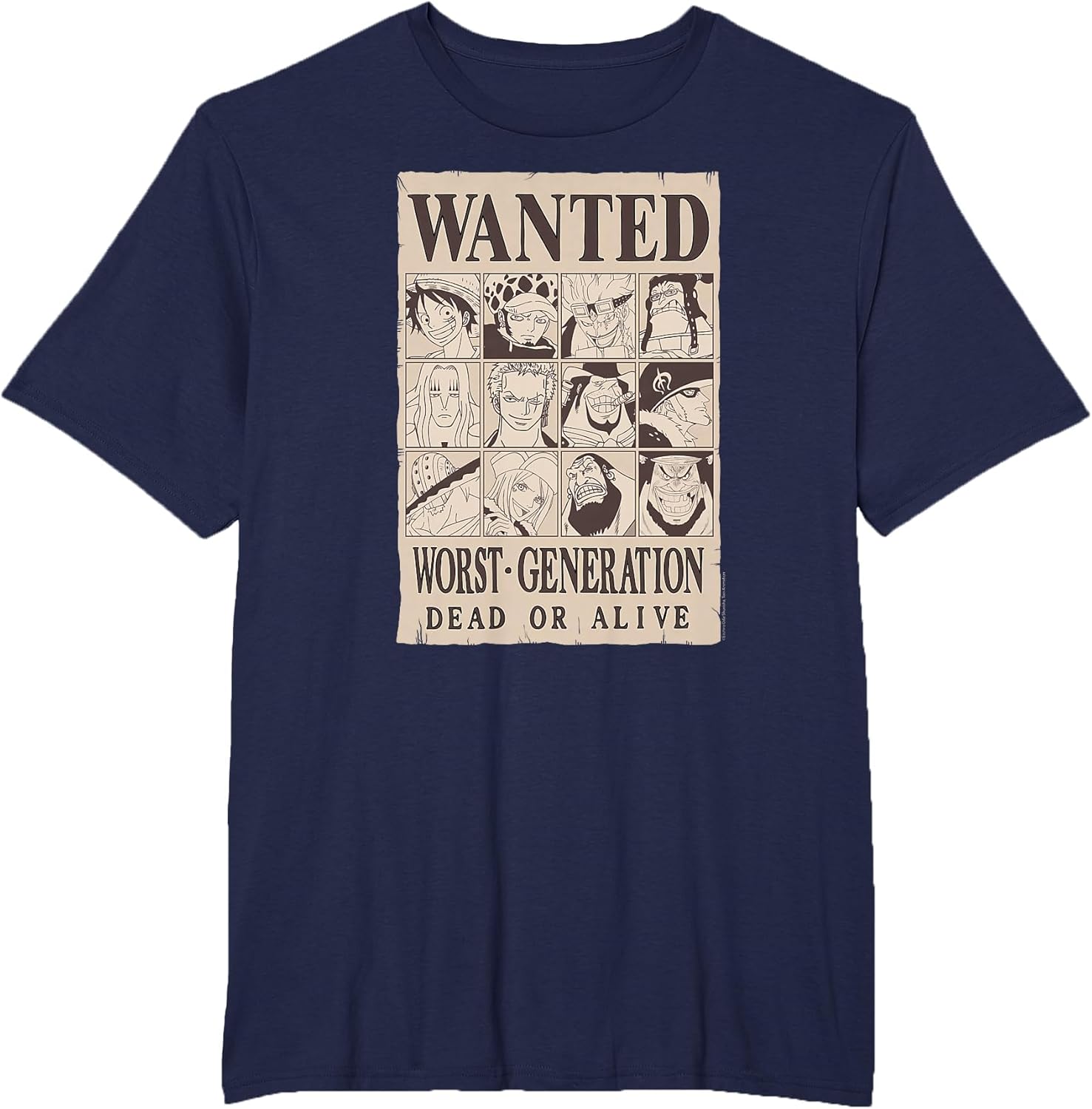 One Piece Anime Worst Generation Wanted Poster Collage