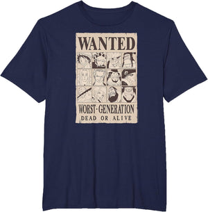 One Piece Anime Worst Generation Wanted Poster Collage