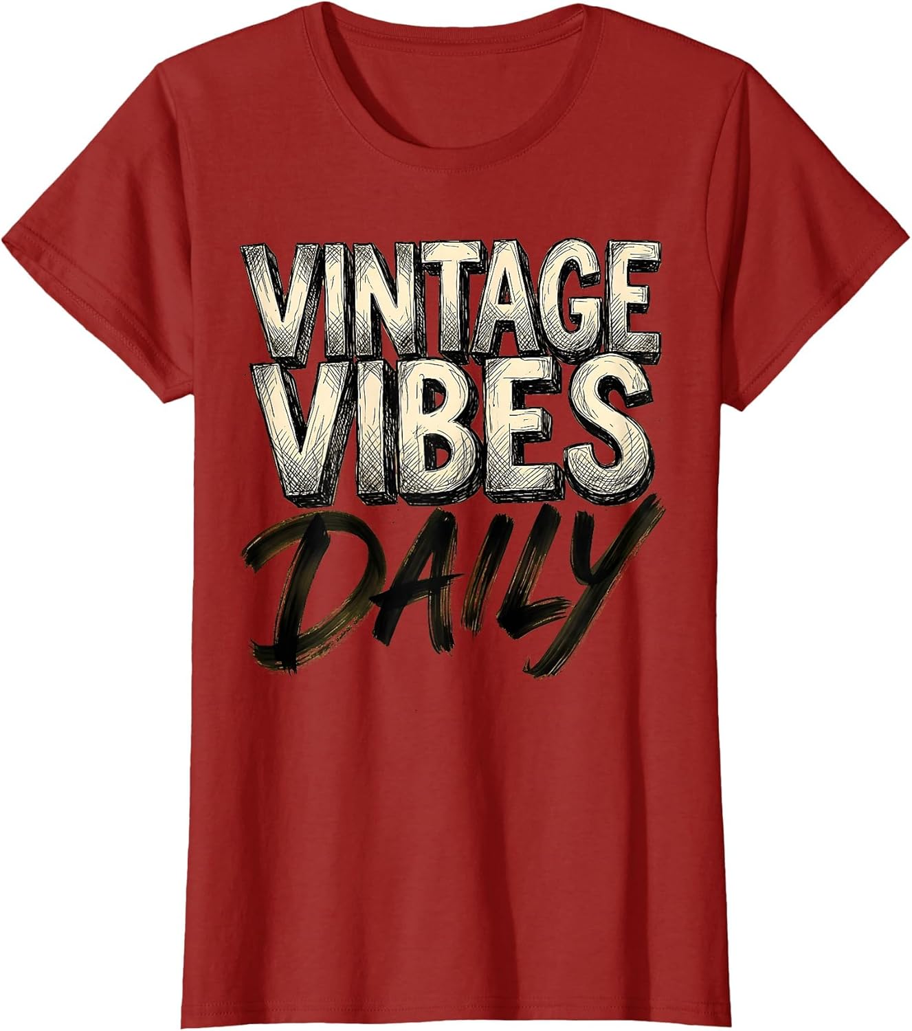 Vintage Vibes Daily Retro Band Graphic Design
