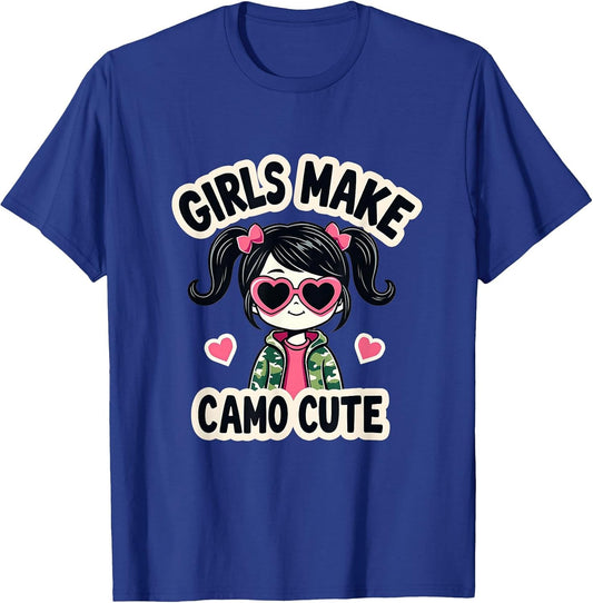 Girls Make Camo Cute Graphic Design