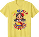 Cute Venezuela Girl Traditional Dress Colorful Art Kids