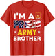 Ich bin EIN stolzer Army Brother Family Soldier Under American Flag