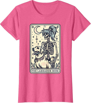 Yellow Labrador Mom Tarot Card Skeleton Lab Mom Witchy Vibes