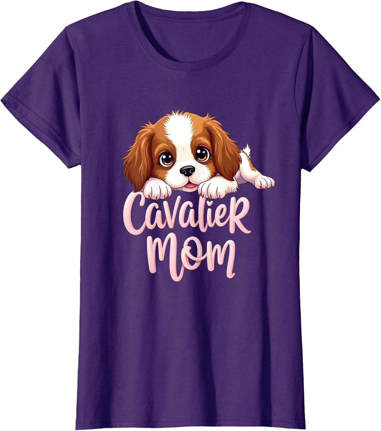 Cavalier Mom Dog King Charles Spaniel Mama Cute Puppy