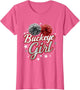 Buckeye Girl Pom-Poms Vintage Sports Ohio Home State